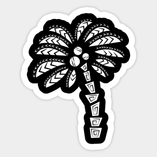 Hawaii style palm tree Sticker